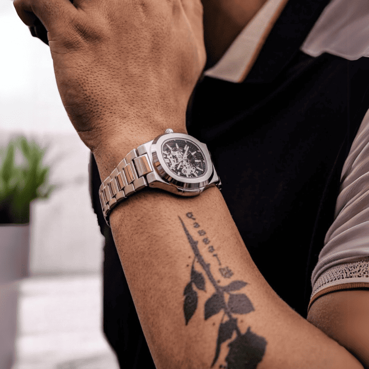 Relógio Longlux Infinity Skeleton