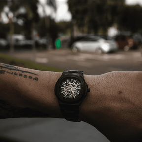 Relógio Infinity Skeleton Vanguard Black