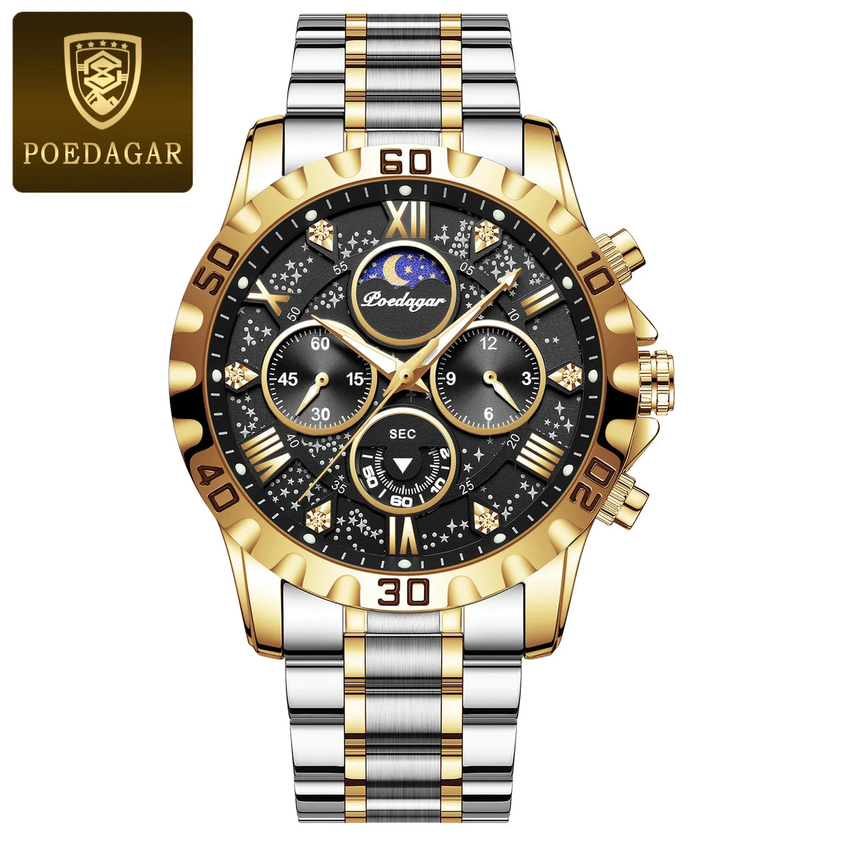 Relógio Poedagar ChronoMaster Lux